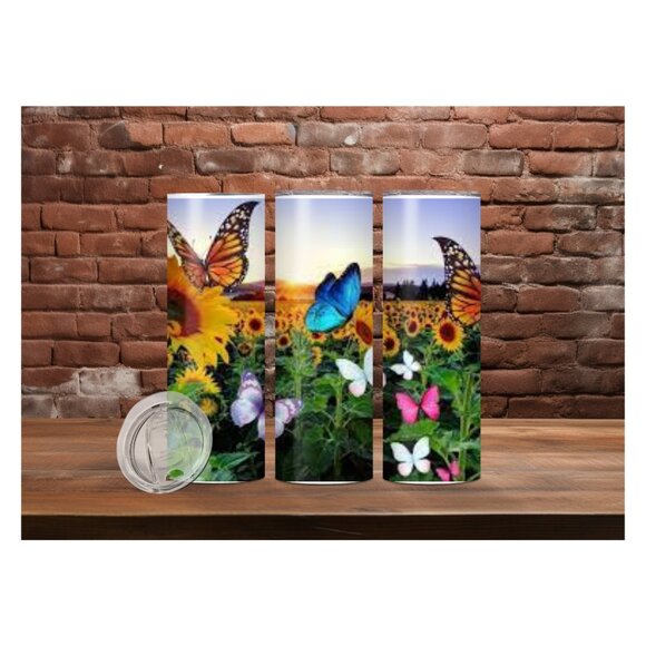 Butterflies In the Sun Tumbler - Picture 1 of 1